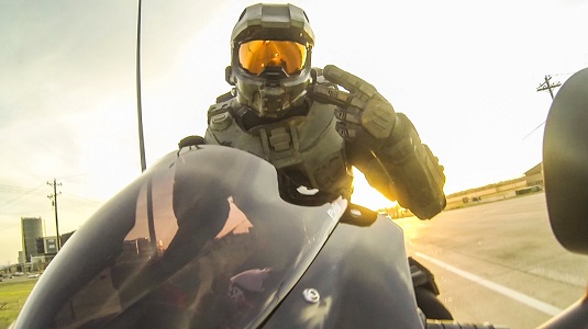 Master Chief Modular Motorcycle Helmet | Halo in your motorbike | Geeky Tech Blog